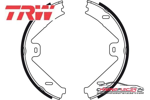 Achat de TRW GS8755 Jeu de mâchoires de frein, frein de stationnement pas chères