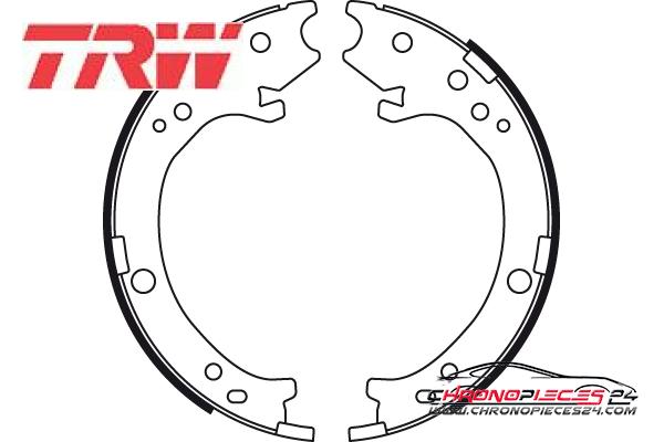 Achat de TRW GS8779 Jeu de mâchoires de frein, frein de stationnement pas chères