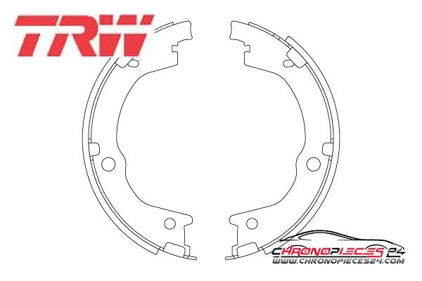 Achat de TRW GS8829 Jeu de mâchoires de frein, frein de stationnement pas chères