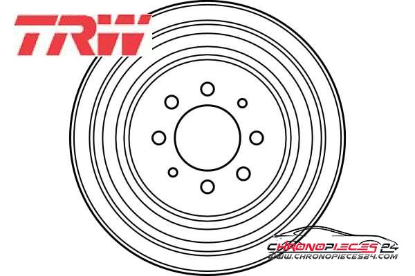 Achat de TRW DB4072 Tambour de frein pas chères