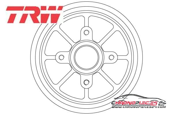Achat de TRW DB4310MR Tambour de frein pas chères