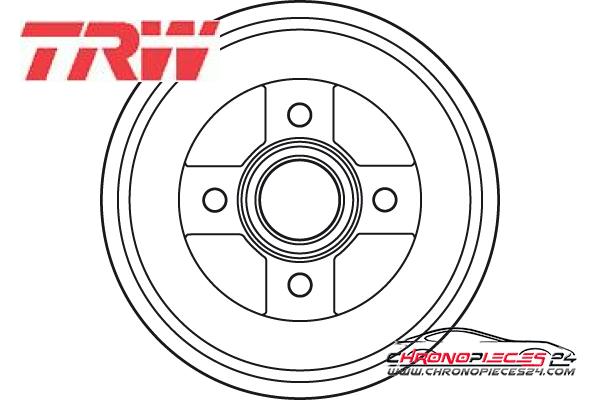 Achat de TRW DB4404 Tambour de frein pas chères