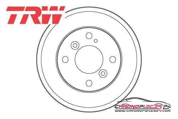 Achat de TRW DB4553 Tambour de frein pas chères