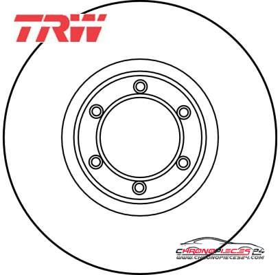 Achat de TRW DF1002 Disque de frein pas chères