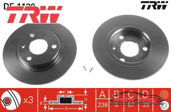 Achat de TRW DF1120 Disque de frein pas chères