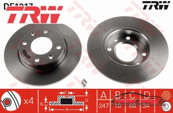 Achat de TRW DF1217 Disque de frein pas chères