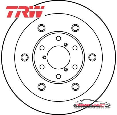 Achat de TRW DF1763S Disque de frein pas chères