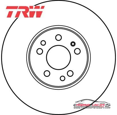 Achat de TRW DF2595S Disque de frein pas chères