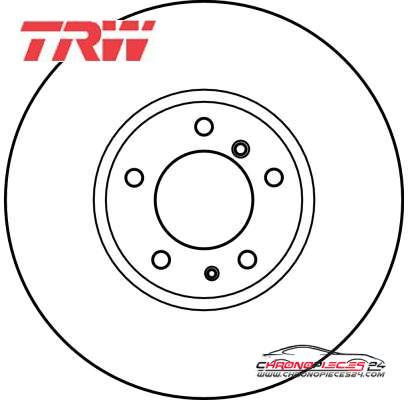 Achat de TRW DF2602S Disque de frein pas chères