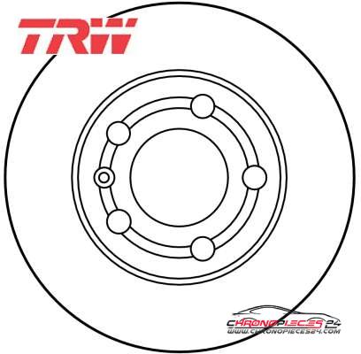 Achat de TRW DF2805 Disque de frein pas chères