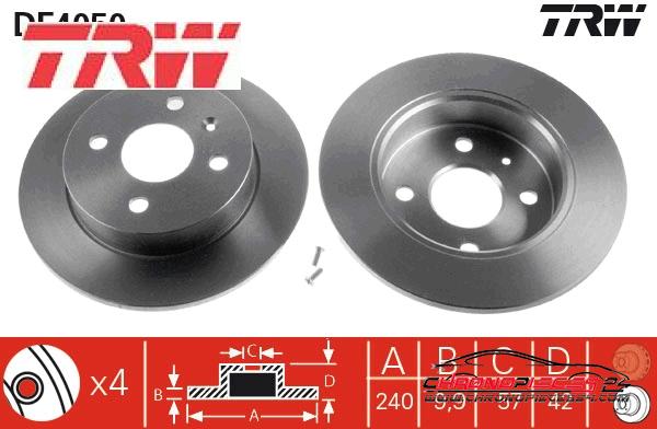 Achat de TRW DF4050 Disque de frein pas chères