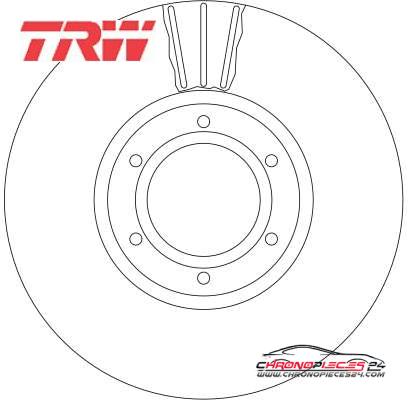 Achat de TRW DF4111 Disque de frein pas chères