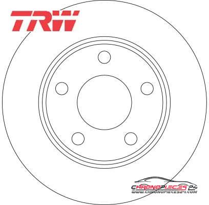 Achat de TRW DF4126 Disque de frein pas chères