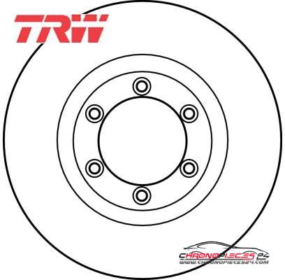 Achat de TRW DF4168 Disque de frein pas chères