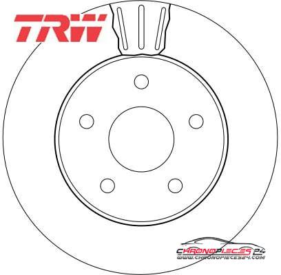 Achat de TRW DF4170 Disque de frein pas chères