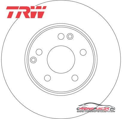 Achat de TRW DF4180 Disque de frein pas chères