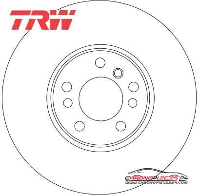 Achat de TRW DF4187S Disque de frein pas chères