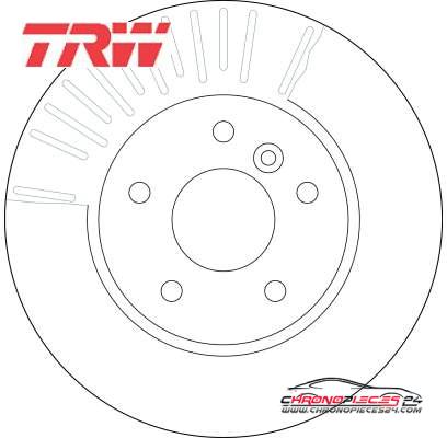 Achat de TRW DF4194S Disque de frein pas chères