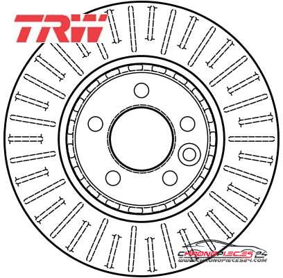 Achat de TRW DF4202 Disque de frein pas chères