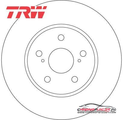 Achat de TRW DF4204 Disque de frein pas chères