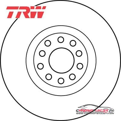 Achat de TRW DF4209S Disque de frein pas chères