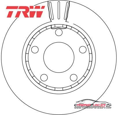 Achat de TRW DF4210 Disque de frein pas chères