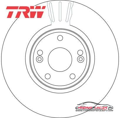 Achat de TRW DF4229S Disque de frein pas chères