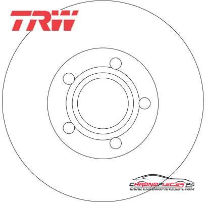 Achat de TRW DF4239 Disque de frein pas chères