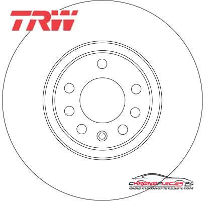 Achat de TRW DF4246 Disque de frein pas chères