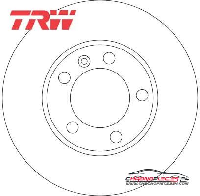 Achat de TRW DF4249S Disque de frein pas chères