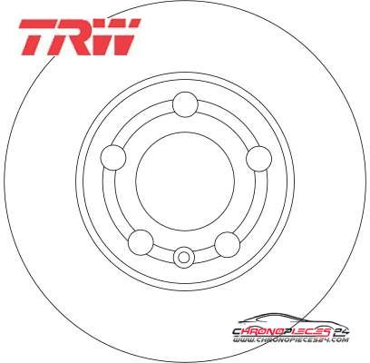 Achat de TRW DF4253 Disque de frein pas chères