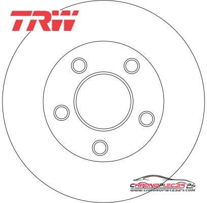 Achat de TRW DF4273S Disque de frein pas chères