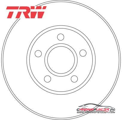 Achat de TRW DF4277 Disque de frein pas chères