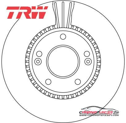 Achat de TRW DF4283 Disque de frein pas chères