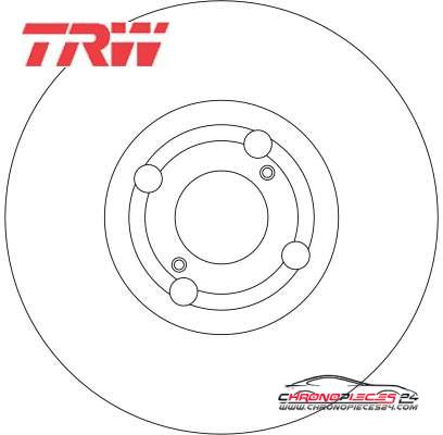 Achat de TRW DF4317 Disque de frein pas chères