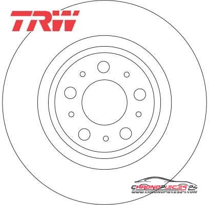 Achat de TRW DF4338 Disque de frein pas chères