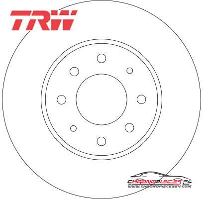 Achat de TRW DF4345 Disque de frein pas chères