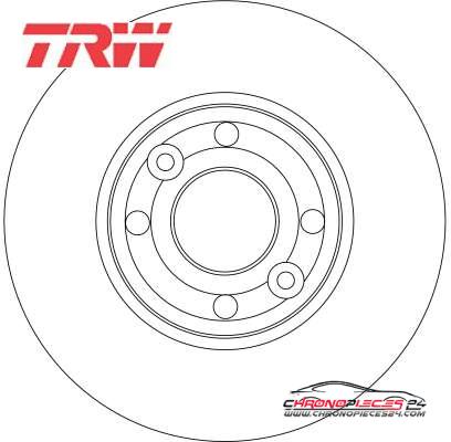 Achat de TRW DF4364 Disque de frein pas chères