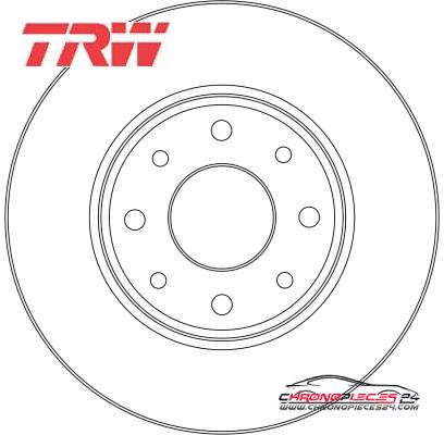 Achat de TRW DF4375 Disque de frein pas chères