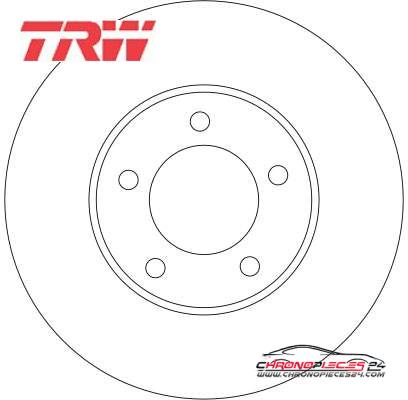 Achat de TRW DF4384 Disque de frein pas chères