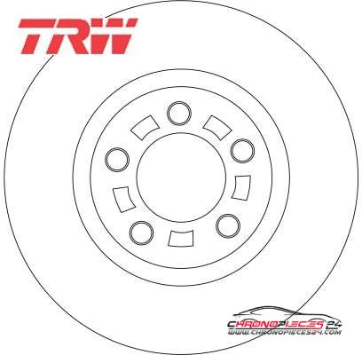 Achat de TRW DF4385 Disque de frein pas chères