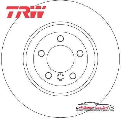 Achat de TRW DF4389S Disque de frein pas chères