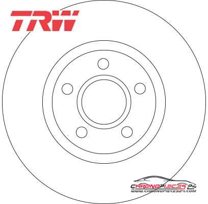 Achat de TRW DF4424 Disque de frein pas chères