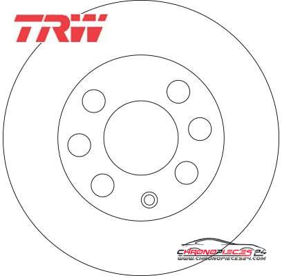 Achat de TRW DF4439 Disque de frein pas chères