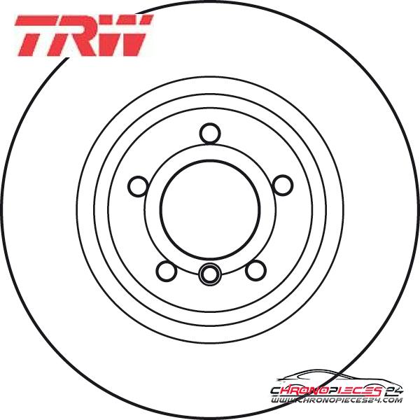 Achat de TRW DF4460S Disque de frein pas chères