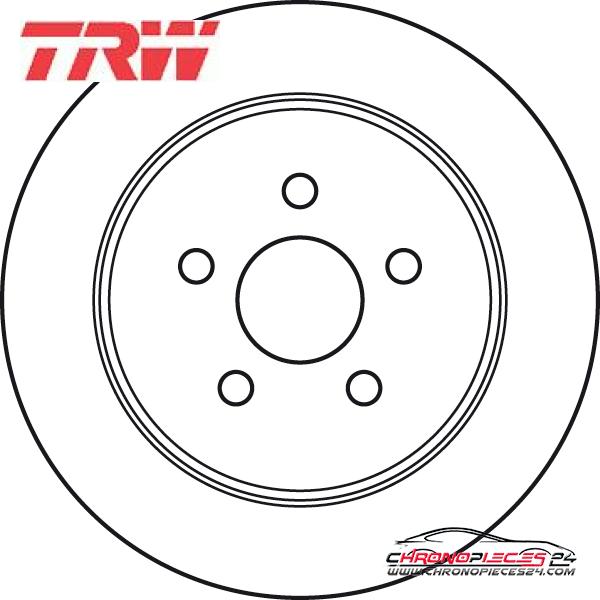 Achat de TRW DF4533 Disque de frein pas chères