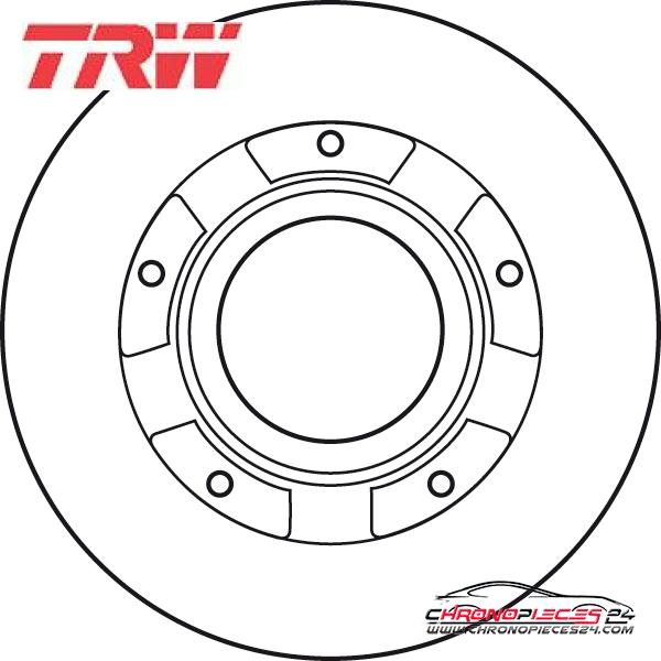 Achat de TRW DF4821S Disque de frein pas chères