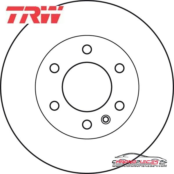 Achat de TRW DF4822S Disque de frein pas chères