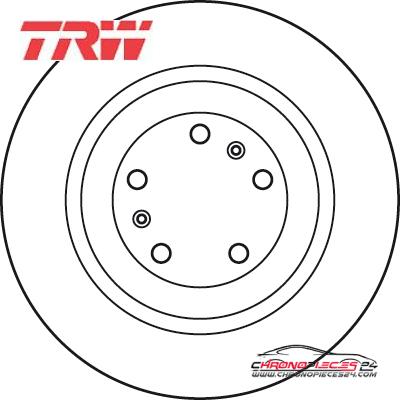 Achat de TRW DF4902S Disque de frein pas chères