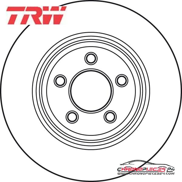 Achat de TRW DF4907S Disque de frein pas chères